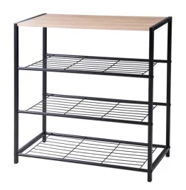 polka-na-buty-metalowa-regal-3-poziomy-czarna-30x63x63cm