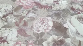 tapeta-winylowa-na-flizelinie-kwiatki-rozowo-szare-rustykalna-10m