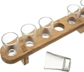 kieliszki-szklane-do-wodki-shotow-na-bambusowej-tacy-40-ml-6-szt