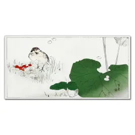 kuchenny-panel-liscie-kwiaty-zwierze-ptak-100x50