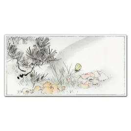 szklo-hartowane-do-kuchni-kwiaty-motyl-100x50-cm
