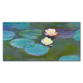panel-kuchenny-na-plytki-woda-lilie-monet-100x50