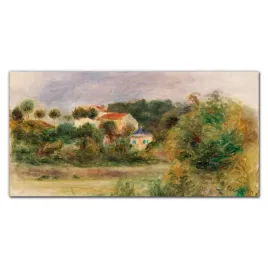 panele-szklane-do-kuchni-las-domy-niebo-100x50-cm