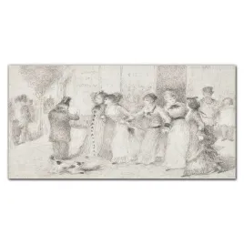 panel-scienny-do-kuchni-szklo-szkic-kobiety-100x50