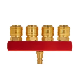 rozdzielacz-4-drozny-pneumatyczny-mosiezny-na-wtyk-1-4-z-szybkozlaczkami