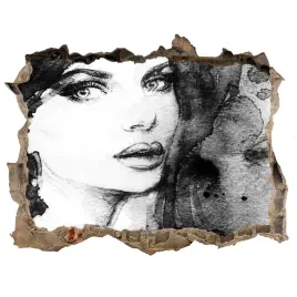 fototapeta-dziura-scienna-kobieta-portret-168x113
