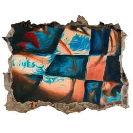 fototapeta-dziura-na-sciane-kobieta-abstrakcja