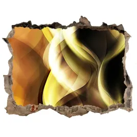 samoprzylepna-dziura-3d-naklejka-zlote-swiatlo