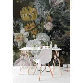 tapeta-lateks-malowany-bukiet-kwiatow-152x104-cm