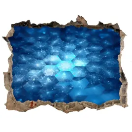 dziura-3d-fototapeta-naklejka-krysztaly-168x113