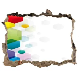 dziura-3d-fototapeta-naklejka-kolorowe-szesciany