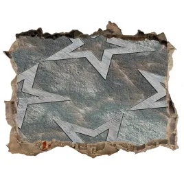 dziura-3d-fototapeta-naklejka-kamienne-gwiazdy