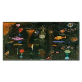 lacobel-panel-kuchnia-ryby-magia-paul-klee-100x50