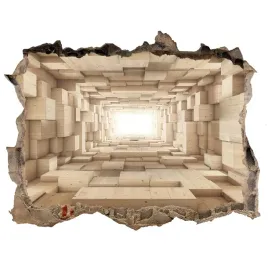 dziura-3d-fototapeta-naklejka-drewniany-tunel