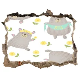 dziura-3d-fototapeta-naklejka-misie-ilustracja