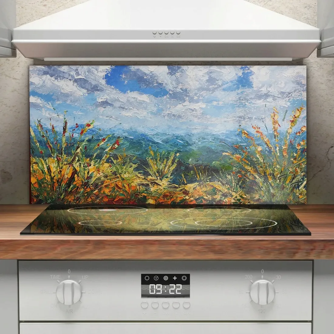 panel-scienny-do-kuchni-szklo-chmury-gory-100x50