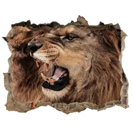 dziura-3d-fototapeta-na-sciane-ryczace-lwy-168x113
