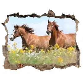 dziura-3d-fototapeta-dwa-konie-w-galopie-168x113