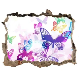 dziura-3d-fototapeta-na-sciane-kolorowe-motyle