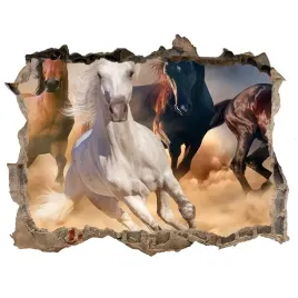 dziura-3d-foto-tapeta-naklejka-konie-w-galopie