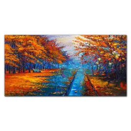 hartowane-panele-szklane-park-jesien-liscie-140x70