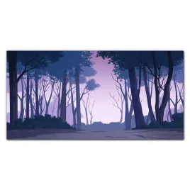 panel-scienny-do-kuchni-szklo-las-krzewy-140x70-cm