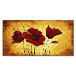 obraz-na-sciane-szklany-malarstwo-kwiaty-120x60-cm
