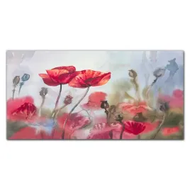 obraz-szklany-na-sciane-kwiaty-malarstwo-120x60-cm