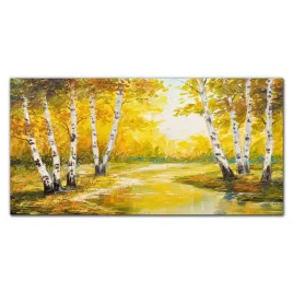 foto-obraz-szklany-malarstwo-las-drzewa-120x60-cm