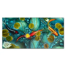 foto-obraz-szklany-na-sciane-staw-ryba-koi-120x60