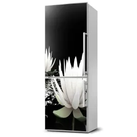 foto-magnes-tapeta-na-lodowke-kwiat-lotosu-60x180