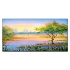 foto-obraz-szklany-akwarela-natura-drzewo-120x60