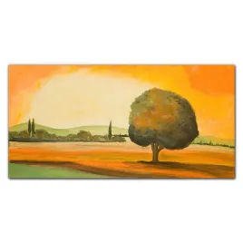 obraz-szklany-malarstwo-krajobraz-drzewo-120x60-cm