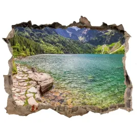 dziura-3d-w-scianie-naklejka-morskie-oko-tatry