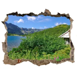 dziura-3d-w-scianie-na-sciane-domek-w-tatrach