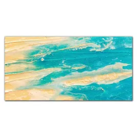 foto-obraz-na-ramie-plotno-piasek-i-woda-100x50-cm