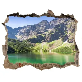 dziura-3d-w-scianie-naklejka-morskie-oko-tatry