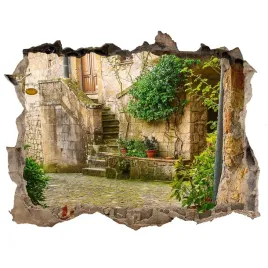 fototapeta-dziura-na-sciane-urocza-uliczka-168x113