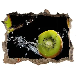 fototapeta-dziura-na-sciane-naklejka-kiwi-i-woda