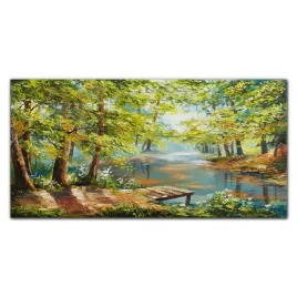 foto-obraz-szklany-przyroda-las-rzeka-120x60-cm