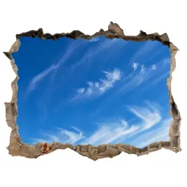 naklejka-fototapeta-3d-widok-niebieskie-niebo