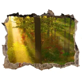 naklejka-fototapeta-3d-widok-las-w-sloncu-168x113