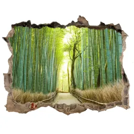 naklejka-fototapeta-3d-widok-bambusowy-las-168x113