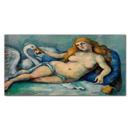 szklany-obraz-leda-i-swan-paul-cezanne-120x60-cm