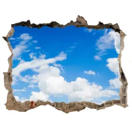 naklejka-fototapeta-3d-widok-chmury-na-niebie