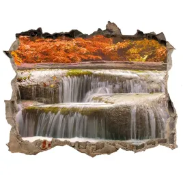 naklejka-fototapeta-3d-wodospad-jesienia-168x113