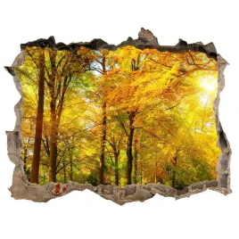 naklejka-fototapeta-3d-widok-las-jesienia-168x113