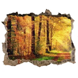 naklejka-fototapeta-3d-widok-las-jesienia-168x113