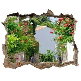 naklejka-okleina-3d-widok-kwiecista-aleja-168x113