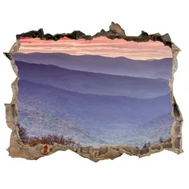 naklejka-fototapeta-3d-zachod-slonca-gory-168x113